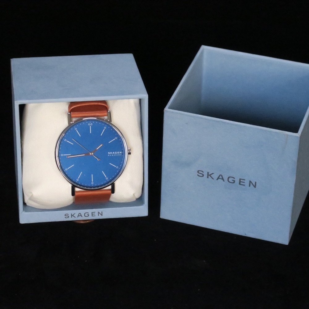 Skagen Signatur Men's Watch with Leather Band